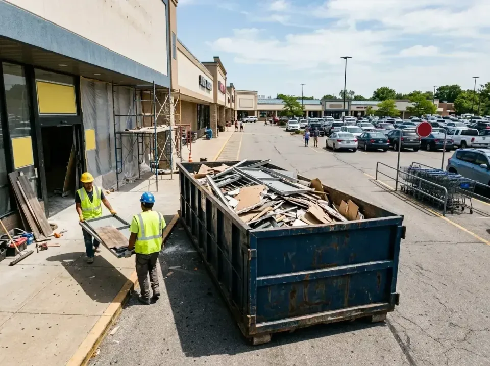 retail-store-renovation-debris-003 — frequently asked questions, Roll-off Dumpster Rentals in Strawberry Plains, TN